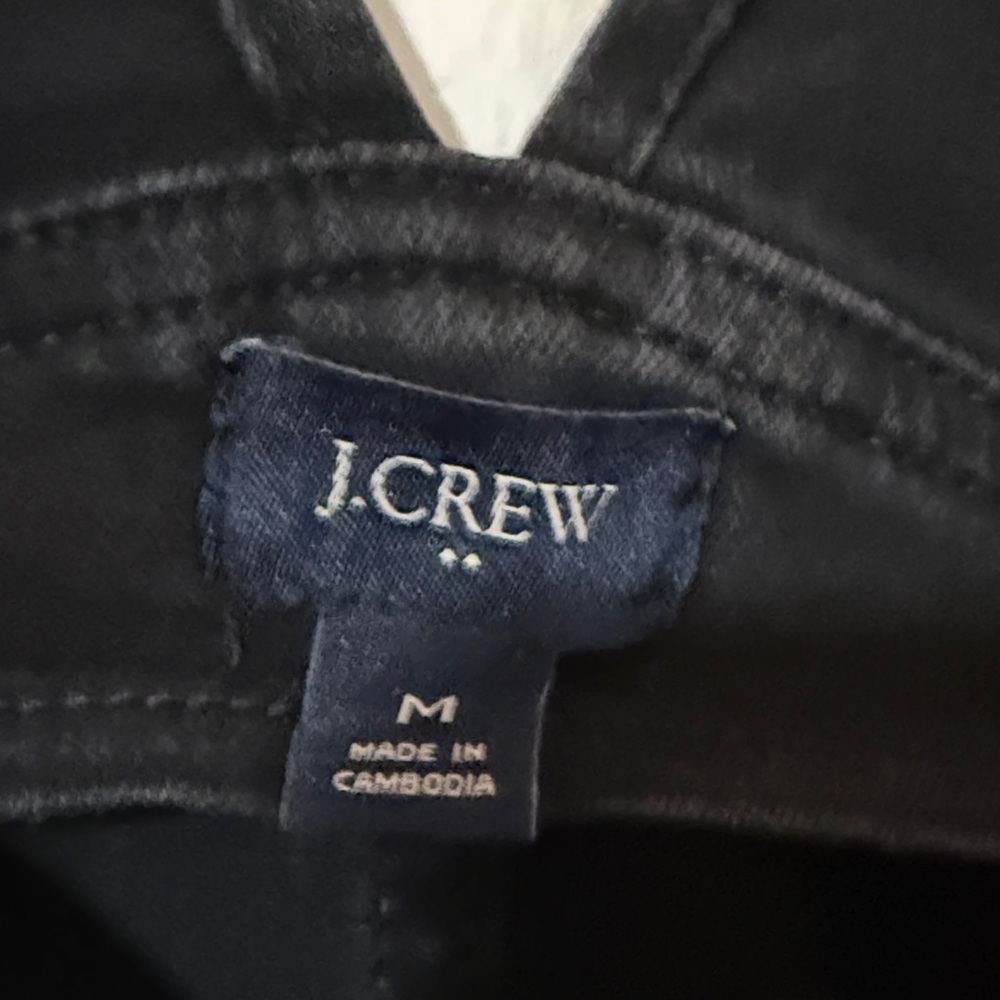 J. Crew Women's Black Denim Overalls - Picture 4 of 12